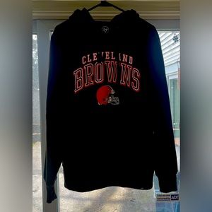 47 BRAND Cleveland Browns Hoodie, Size S, EUC